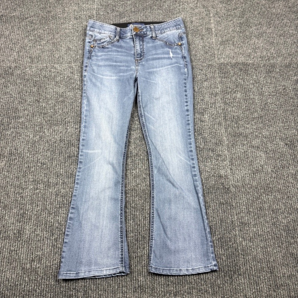 Democracy Ab"solution Petite Bootcut Jeans Blue Light Wash 4P B12211RDH29